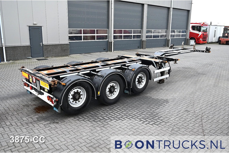 D-Tec FLEXITRAILER LS | 2x20-30-40-45ft HC * 2x LIFTAS * BPW / SCHIJF * APK 01-2027 - Konteineris-vežimus/ Sukeisti kūną puspriekabė: foto 1 D-Tec FLEXITRAILER LS | 2x20-30-40-45ft HC * 2x LIFTAS * BPW / SCHIJF * APK 01-2027 - Konteineris-vežimus/ Sukeisti kūną puspriekabė: foto 1