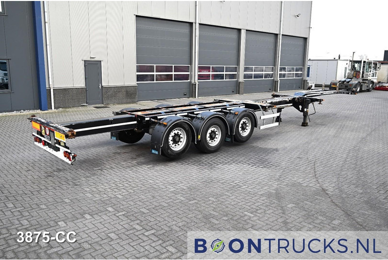 D-Tec FLEXITRAILER LS | 2x20-30-40-45ft HC * 2x LIFTAS * BPW / SCHIJF * APK 01-2027 - Konteineris-vežimus/ Sukeisti kūną puspriekabė: foto 2 D-Tec FLEXITRAILER LS | 2x20-30-40-45ft HC * 2x LIFTAS * BPW / SCHIJF * APK 01-2027 - Konteineris-vežimus/ Sukeisti kūną puspriekabė: foto 2
