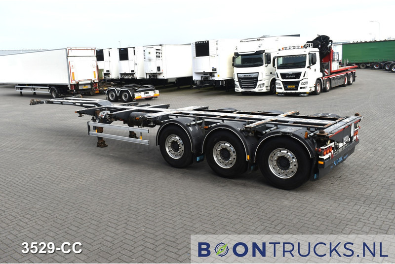D-Tec PORTMASTER | 2x20-30-40-45ft HC * STEERING AXLE * SAF / DISC * 2x EXTENDABLE - Konteineris-vežimus/ Sukeisti kūną puspriekabė: foto 3 D-Tec PORTMASTER | 2x20-30-40-45ft HC * STEERING AXLE * SAF / DISC * 2x EXTENDABLE - Konteineris-vežimus/ Sukeisti kūną puspriekabė: foto 3