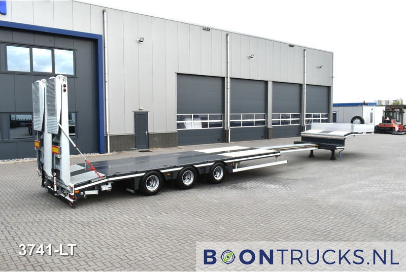 Faymonville MAX TRAILER 100 F-S43-1AAF NEW / UNUSED | 450 cm EXTENDABLE * 86cm HEIGHT * HYDR RAMPS * TRACKING AXLE - Žemo profilio platforma puspriekabė: foto 1 Faymonville MAX TRAILER 100 F-S43-1AAF NEW / UNUSED | 450 cm EXTENDABLE * 86cm HEIGHT * HYDR RAMPS * TRACKING AXLE - Žemo profilio platforma puspriekabė: foto 1
