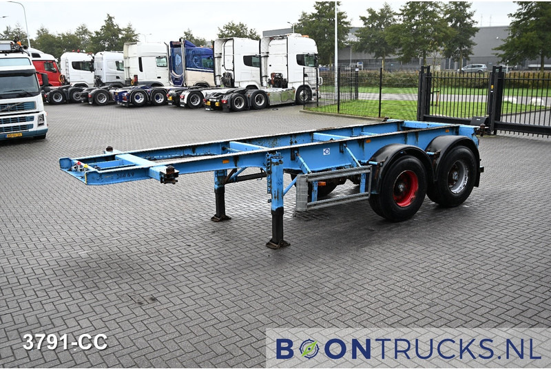 KOHLER CS 20/2 CHASSIS | 20ft * STEEL SUSPENSION * SAF / DRUM * 6x AVAILABLE - Konteineris-vežimus/ Sukeisti kūną puspriekabė: foto 5 KOHLER CS 20/2 CHASSIS | 20ft * STEEL SUSPENSION * SAF / DRUM * 6x AVAILABLE - Konteineris-vežimus/ Sukeisti kūną puspriekabė: foto 5