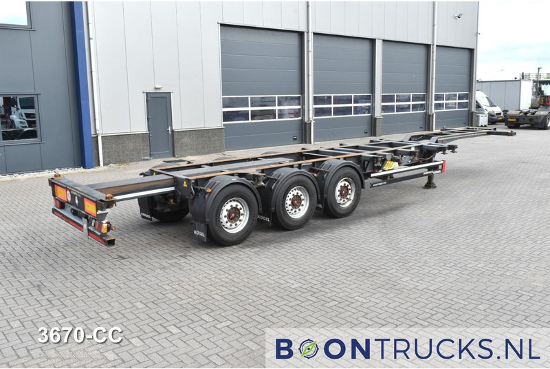 Kögel PORT 40 SIMPLEX 20 | 2x20-30-40ft HC * LIFT AXLE * SAF / DISC * EXTENDABLE REAR * MOT 02-2026 - Konteineris-vežimus/ Sukeisti kūną puspriekabė: foto 2 Kögel PORT 40 SIMPLEX 20 | 2x20-30-40ft HC * LIFT AXLE * SAF / DISC * EXTENDABLE REAR * MOT 02-2026 - Konteineris-vežimus/ Sukeisti kūną puspriekabė: foto 2
