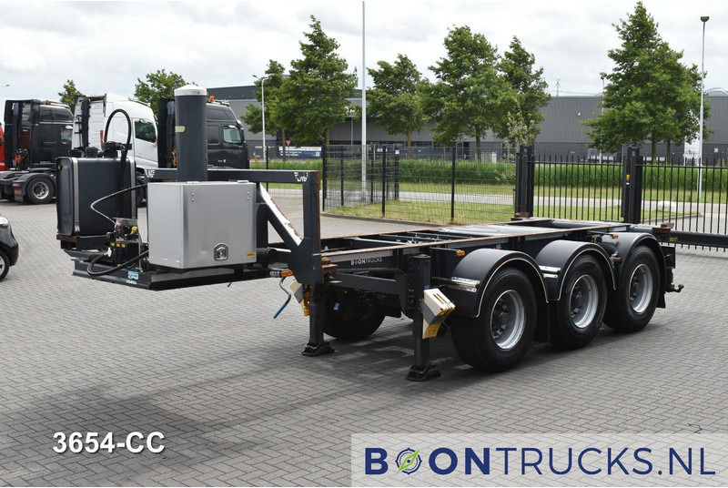 LAG O-3-CC | 20ft TIPPING CHASSIS * 24v SELF SUPPORT * LIFT AXLE * BPW / DISC - Konteineris-vežimus/ Sukeisti kūną puspriekabė: foto 4 LAG O-3-CC | 20ft TIPPING CHASSIS * 24v SELF SUPPORT * LIFT AXLE * BPW / DISC - Konteineris-vežimus/ Sukeisti kūną puspriekabė: foto 4