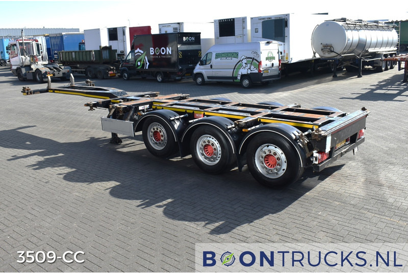 Pacton ET3 | 2x20-30-40-45ft HC * 2x EXTENDABLE * SAF / DISC * NL TRAILER - Konteineris-vežimus/ Sukeisti kūną puspriekabė: foto 3 Pacton ET3 | 2x20-30-40-45ft HC * 2x EXTENDABLE * SAF / DISC * NL TRAILER - Konteineris-vežimus/ Sukeisti kūną puspriekabė: foto 3