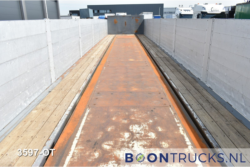Platforminė/ Bortinė puspriekabė Pacton P3-001 STEENTRAILER | 2x STUURAS * ALU BORDEN * NL TRAILER: foto 8