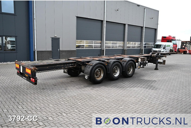 Pacton T3-010 2x20-30-40-45ft HC * 2x EXTENDABLE * 1x LIFT AXLE * NL TRAILER - Konteineris-vežimus/ Sukeisti kūną puspriekabė: foto 2 Pacton T3-010 2x20-30-40-45ft HC * 2x EXTENDABLE * 1x LIFT AXLE * NL TRAILER - Konteineris-vežimus/ Sukeisti kūną puspriekabė: foto 2