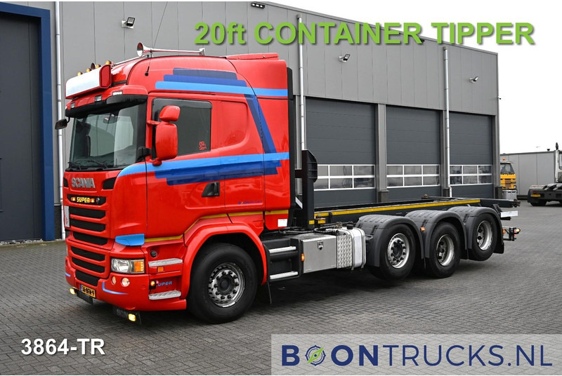 Scania R450 8x2 | EURO6 * CONTAINER TRANSPORT * 20ft TIPPING * NL TRUCK * APK 02-2026 - Konteineris-vežimus/ Sukeisti kūną sunkvežimis: foto 1 Scania R450 8x2 | EURO6 * CONTAINER TRANSPORT * 20ft TIPPING * NL TRUCK * APK 02-2026 - Konteineris-vežimus/ Sukeisti kūną sunkvežimis: foto 1