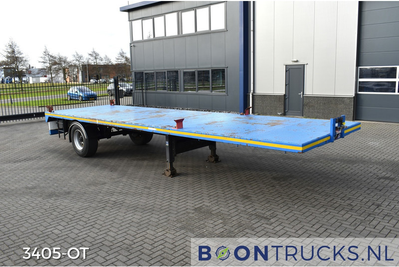 Schmitz Cargobull SKO 10 PLATTE BAK | TWISTLOCKS 20ft * L 900 cm * KENTEKEN LANGZAAM VERKEER - Platforminė/ Bortinė puspriekabė: foto 4 Schmitz Cargobull SKO 10 PLATTE BAK | TWISTLOCKS 20ft * L 900 cm * KENTEKEN LANGZAAM VERKEER - Platforminė/ Bortinė puspriekabė: foto 4
