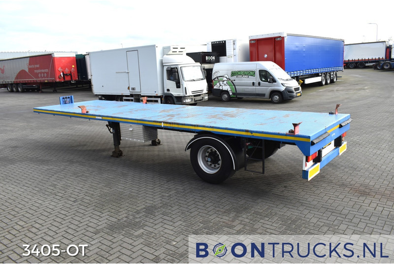 Schmitz Cargobull SKO 10 PLATTE BAK | TWISTLOCKS 20ft * L 900 cm * KENTEKEN LANGZAAM VERKEER - Platforminė/ Bortinė puspriekabė: foto 3 Schmitz Cargobull SKO 10 PLATTE BAK | TWISTLOCKS 20ft * L 900 cm * KENTEKEN LANGZAAM VERKEER - Platforminė/ Bortinė puspriekabė: foto 3