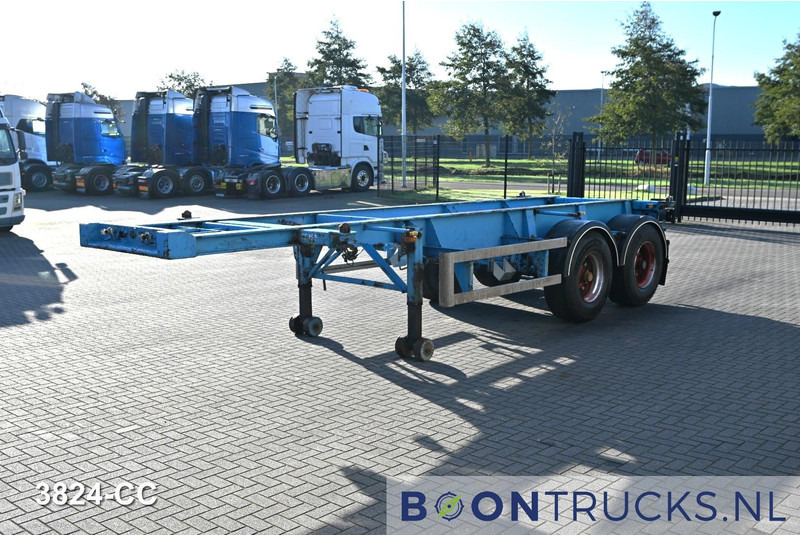 Schweriner Nutzfahrzeuge CS 20 CHASSIS | 20 ft * STEEL SUSPENSION * BPW/DRUM * 9x AVAILABLE - Konteineris-vežimus/ Sukeisti kūną puspriekabė: foto 3 Schweriner Nutzfahrzeuge CS 20 CHASSIS | 20 ft * STEEL SUSPENSION * BPW/DRUM * 9x AVAILABLE - Konteineris-vežimus/ Sukeisti kūną puspriekabė: foto 3