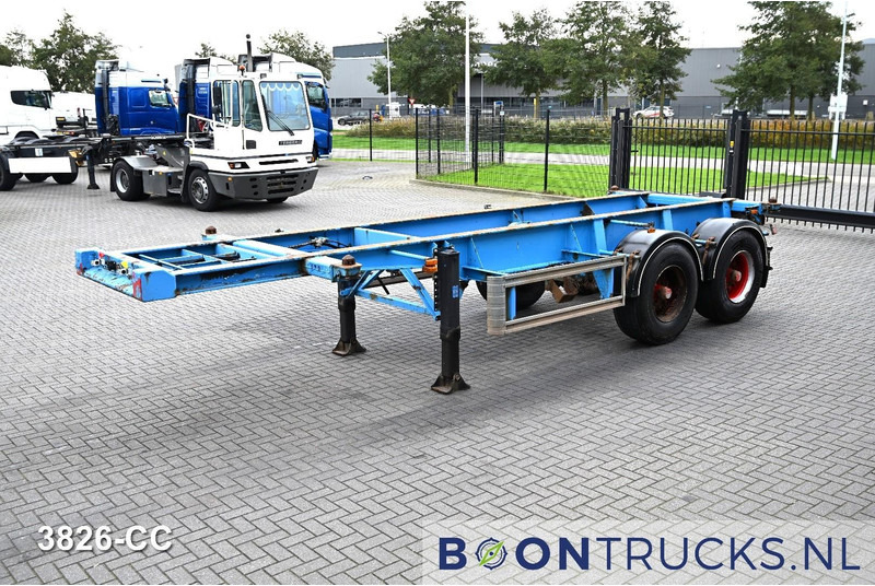 Schweriner Nutzfahrzeuge CS 20 CHASSIS | 20ft * STEEL SUSPENSION * BPW / DRUM * 9x AVAILABLE - Konteineris-vežimus/ Sukeisti kūną puspriekabė: foto 4 Schweriner Nutzfahrzeuge CS 20 CHASSIS | 20ft * STEEL SUSPENSION * BPW / DRUM * 9x AVAILABLE - Konteineris-vežimus/ Sukeisti kūną puspriekabė: foto 4