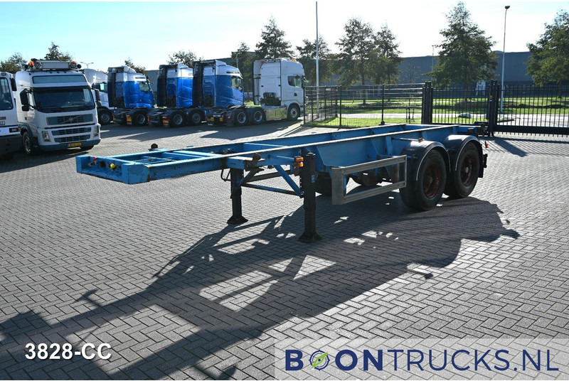 Schweriner Nutzfahrzeuge CS 20 CHASSIS | 20ft * STEEL SUSPENSION * BPW/DRUM * 9x AVAILABLE - Konteineris-vežimus/ Sukeisti kūną puspriekabė: foto 4 Schweriner Nutzfahrzeuge CS 20 CHASSIS | 20ft * STEEL SUSPENSION * BPW/DRUM * 9x AVAILABLE - Konteineris-vežimus/ Sukeisti kūną puspriekabė: foto 4