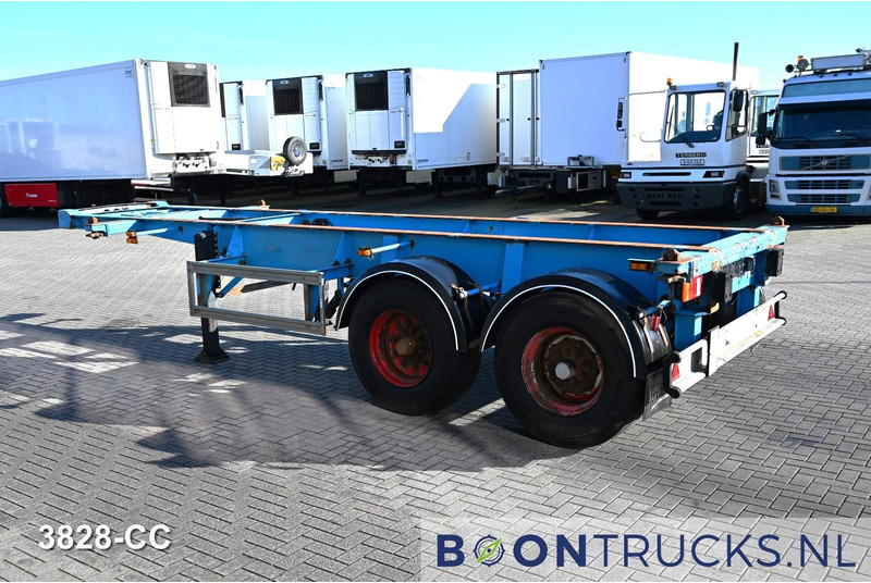 Schweriner Nutzfahrzeuge CS 20 CHASSIS | 20ft * STEEL SUSPENSION * BPW/DRUM * 9x AVAILABLE - Konteineris-vežimus/ Sukeisti kūną puspriekabė: foto 2 Schweriner Nutzfahrzeuge CS 20 CHASSIS | 20ft * STEEL SUSPENSION * BPW/DRUM * 9x AVAILABLE - Konteineris-vežimus/ Sukeisti kūną puspriekabė: foto 2