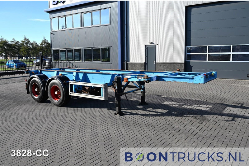 Schweriner Nutzfahrzeuge CS 20 CHASSIS | 20ft * STEEL SUSPENSION * BPW/DRUM * 9x AVAILABLE - Konteineris-vežimus/ Sukeisti kūną puspriekabė: foto 3 Schweriner Nutzfahrzeuge CS 20 CHASSIS | 20ft * STEEL SUSPENSION * BPW/DRUM * 9x AVAILABLE - Konteineris-vežimus/ Sukeisti kūną puspriekabė: foto 3