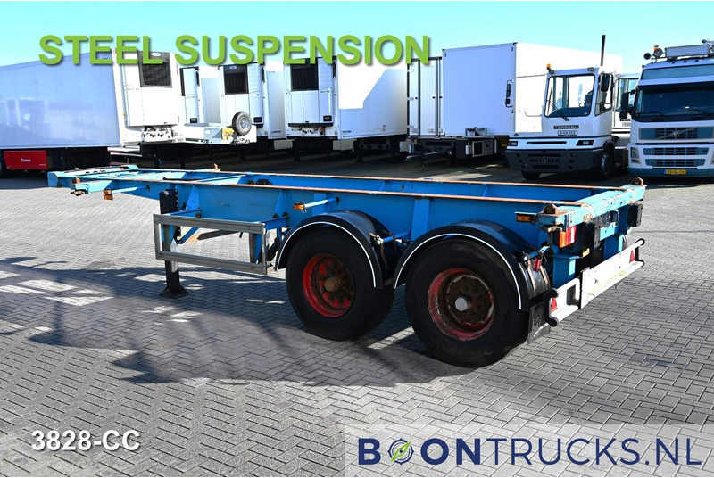 Schweriner Nutzfahrzeuge CS 20 CHASSIS | 20ft * STEEL SUSPENSION * BPW/DRUM * 9x AVAILABLE - Konteineris-vežimus/ Sukeisti kūną puspriekabė: foto 2 Schweriner Nutzfahrzeuge CS 20 CHASSIS | 20ft * STEEL SUSPENSION * BPW/DRUM * 9x AVAILABLE - Konteineris-vežimus/ Sukeisti kūną puspriekabė: foto 2