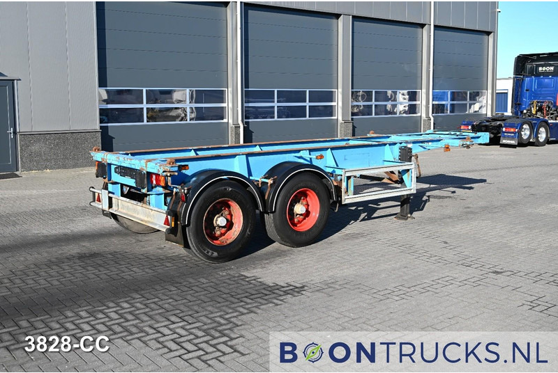 Schweriner Nutzfahrzeuge CS 20 CHASSIS | 20ft * STEEL SUSPENSION * BPW/DRUM * 9x AVAILABLE - Konteineris-vežimus/ Sukeisti kūną puspriekabė: foto 1 Schweriner Nutzfahrzeuge CS 20 CHASSIS | 20ft * STEEL SUSPENSION * BPW/DRUM * 9x AVAILABLE - Konteineris-vežimus/ Sukeisti kūną puspriekabė: foto 1