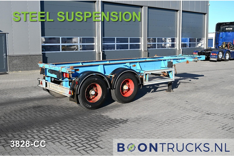Schweriner Nutzfahrzeuge CS 20 CHASSIS | 20ft * STEEL SUSPENSION * BPW/DRUM * 9x AVAILABLE - Konteineris-vežimus/ Sukeisti kūną puspriekabė: foto 1 Schweriner Nutzfahrzeuge CS 20 CHASSIS | 20ft * STEEL SUSPENSION * BPW/DRUM * 9x AVAILABLE - Konteineris-vežimus/ Sukeisti kūną puspriekabė: foto 1