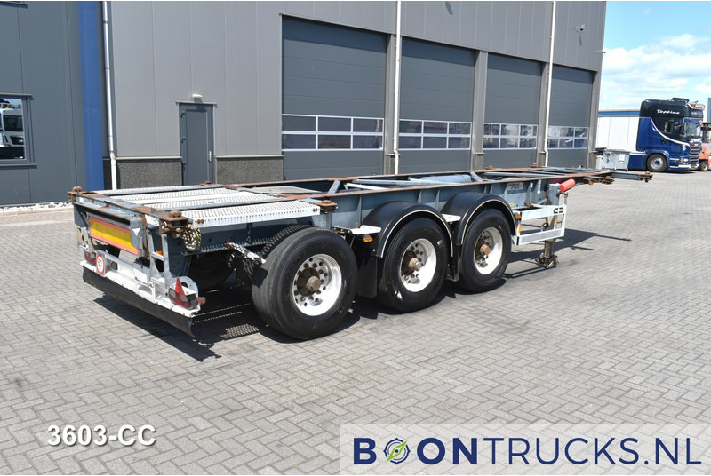 Van Hool 3B0071 TANK CHASSIS | 20-30ft * ADR: FL, AT, OX * 3840 KG * LIFT AXLE - Konteineris-vežimus/ Sukeisti kūną puspriekabė: foto 1 Van Hool 3B0071 TANK CHASSIS | 20-30ft * ADR: FL, AT, OX * 3840 KG * LIFT AXLE - Konteineris-vežimus/ Sukeisti kūną puspriekabė: foto 1