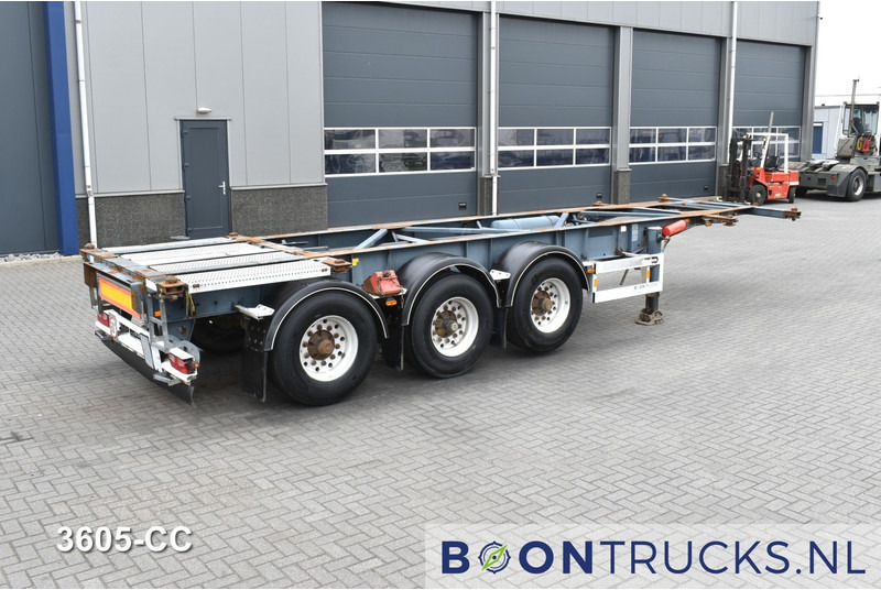 Van Hool 3B0071 TANK CHASSIS | 20-30ft * ADR: FL, AT, OX * 3840 KG * LIFT AXLE - Konteineris-vežimus/ Sukeisti kūną puspriekabė: foto 1 Van Hool 3B0071 TANK CHASSIS | 20-30ft * ADR: FL, AT, OX * 3840 KG * LIFT AXLE - Konteineris-vežimus/ Sukeisti kūną puspriekabė: foto 1