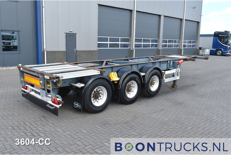 Van Hool 3B0071 TANK CHASSIS | 20-30ft * ADR: FL, AT, OX * 3840 KG * LIFT AXLE - Konteineris-vežimus/ Sukeisti kūną puspriekabė: foto 1 Van Hool 3B0071 TANK CHASSIS | 20-30ft * ADR: FL, AT, OX * 3840 KG * LIFT AXLE - Konteineris-vežimus/ Sukeisti kūną puspriekabė: foto 1