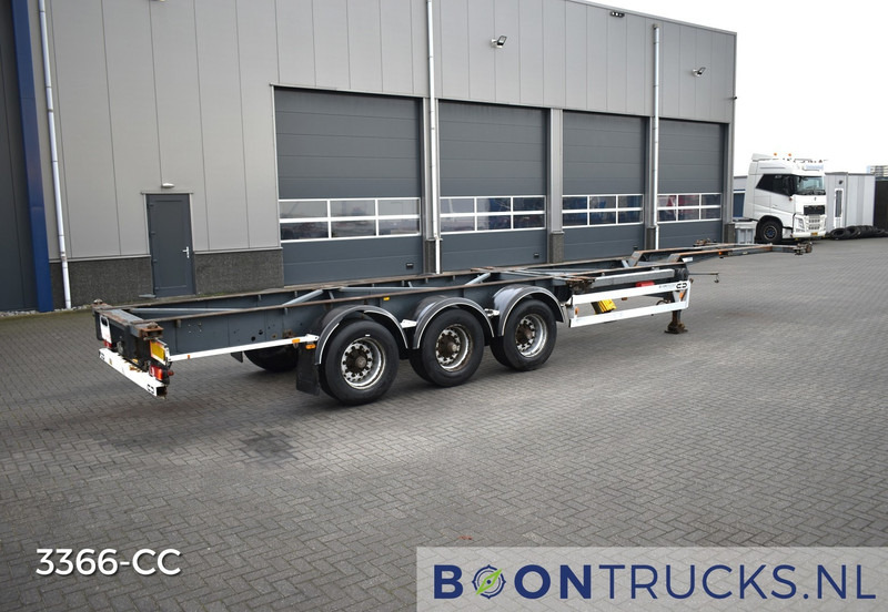 Van Hool 3B2015 FIXED CHASSIS | 2x20-40ft HC * 4600 Kg * NL TRAILER - Konteineris-vežimus/ Sukeisti kūną puspriekabė: foto 1 Van Hool 3B2015 FIXED CHASSIS | 2x20-40ft HC * 4600 Kg * NL TRAILER - Konteineris-vežimus/ Sukeisti kūną puspriekabė: foto 1
