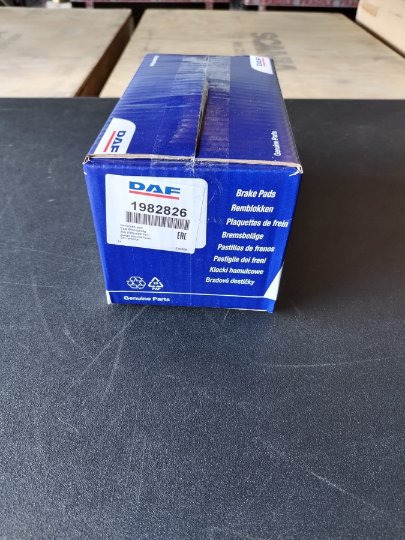 DAF BRAKE PADS 1982826 - Diskinės stabdžių kaladėlės - Sunkvežimis: foto 3 DAF BRAKE PADS 1982826 - Diskinės stabdžių kaladėlės - Sunkvežimis: foto 3