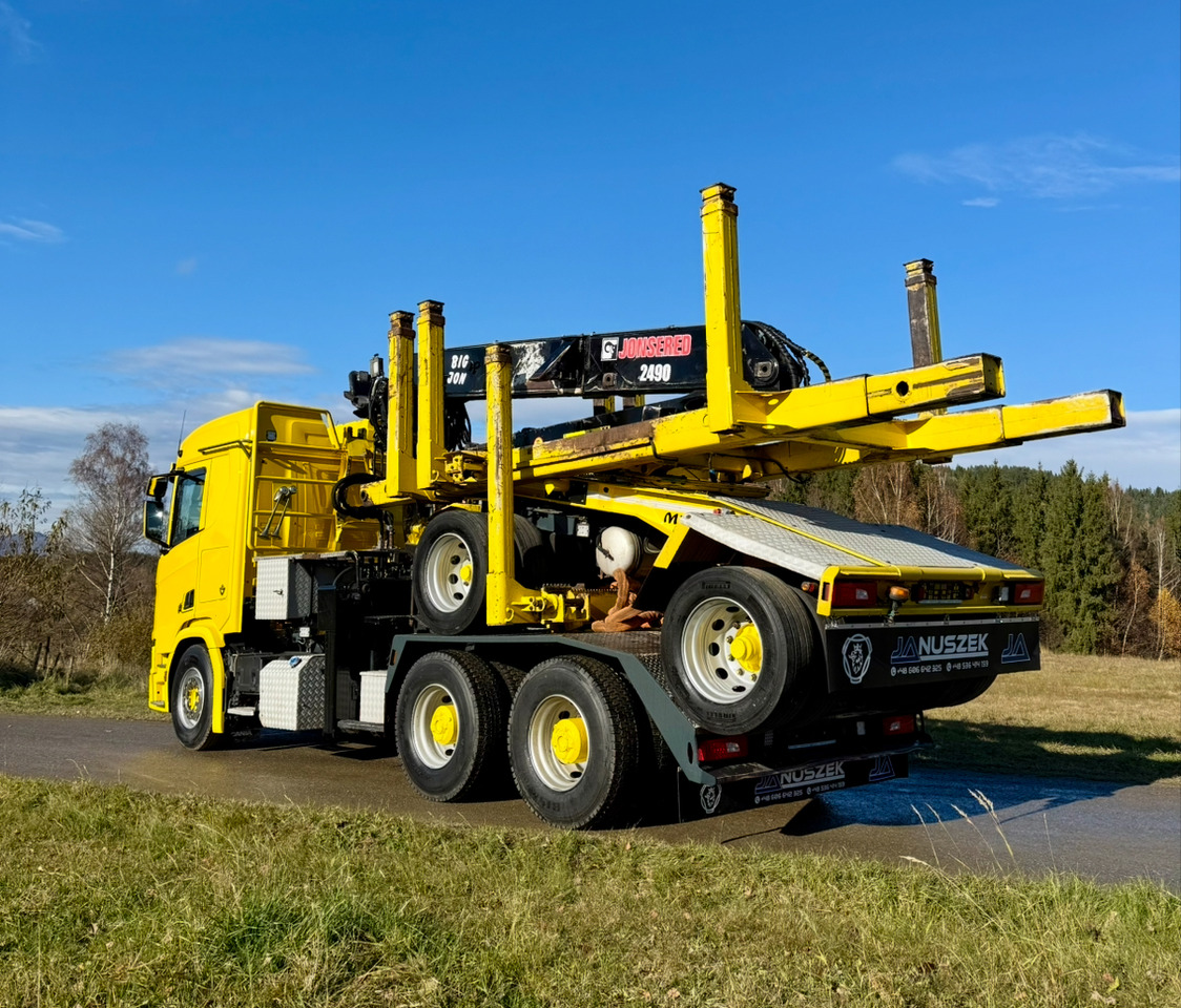 SCANIA R650 - Miškovežis, Sunkvežimis su kranu: foto 4 SCANIA R650 - Miškovežis, Sunkvežimis su kranu: foto 4