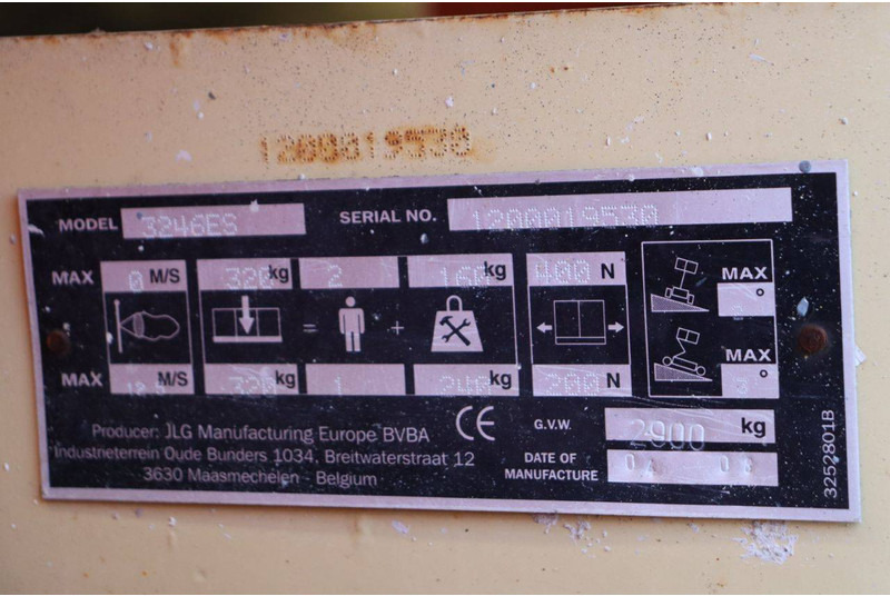 Alkūninis keltuvas Genie 3246ES: foto 11 Alkūninis keltuvas Genie 3246ES: foto 11