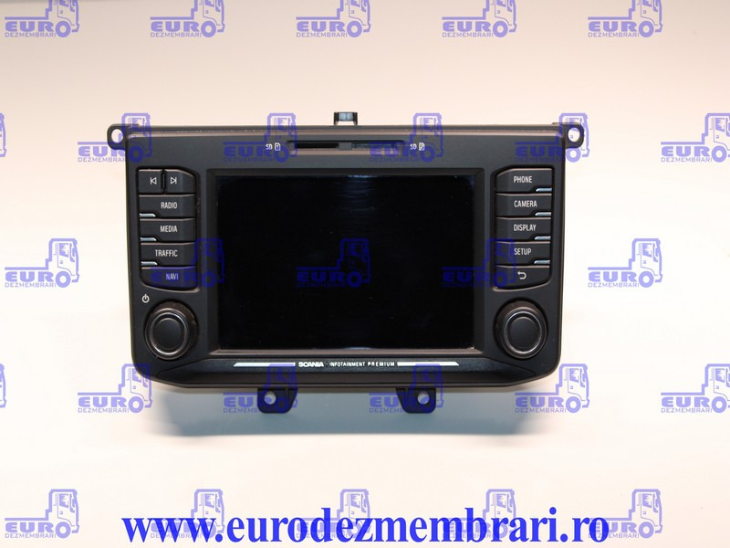 ELEMENT BORD UNITATE MULTIMEDIA SCANIA NGS 2583774, 2594721, 2735760, 2635711, 2783088, 2819278, 2819281 - Prietaisų skydas - Sunkvežimis: foto 1 ELEMENT BORD UNITATE MULTIMEDIA SCANIA NGS 2583774, 2594721, 2735760, 2635711, 2783088, 2819278, 2819281 - Prietaisų skydas - Sunkvežimis: foto 1