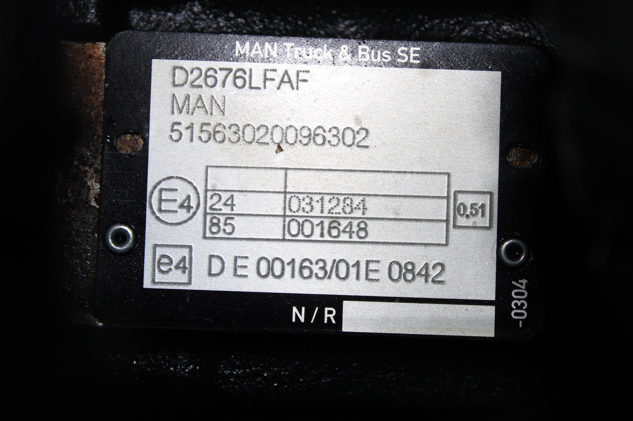 MOTOR MAN TGX TG3 D2676LFAF 510CP EURO 6 - Variklis - Sunkvežimis: foto 5 MOTOR MAN TGX TG3 D2676LFAF 510CP EURO 6 - Variklis - Sunkvežimis: foto 5