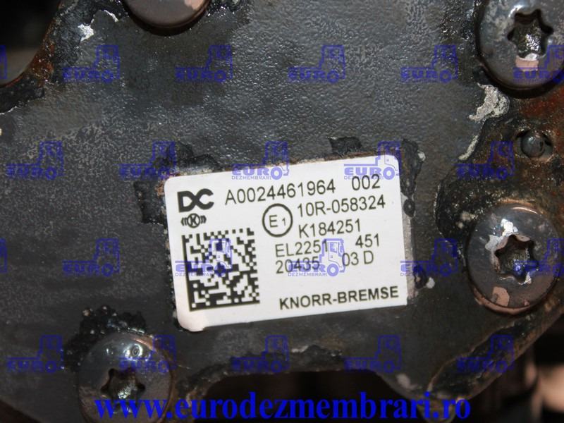 SUPAPA REFULARE MERCEDES ACTROS MP4 A0024461964, K184251 - Stabdžių vožtuvas - Sunkvežimis: foto 2 SUPAPA REFULARE MERCEDES ACTROS MP4 A0024461964, K184251 - Stabdžių vožtuvas - Sunkvežimis: foto 2