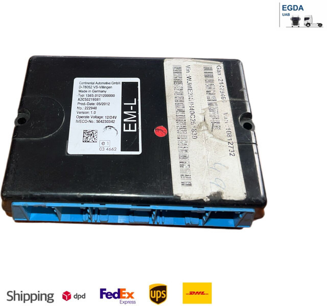 Continental IVECO EM-L 1365.0121200000 504230342 - Valdymo blokas: foto 1 Continental IVECO EM-L 1365.0121200000 504230342 - Valdymo blokas: foto 1