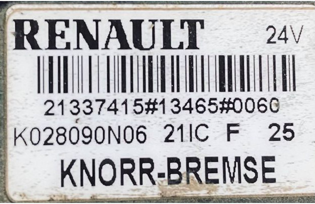 Renault KNORR - BREMSE - Vožtuvas: foto 4 Renault KNORR - BREMSE - Vožtuvas: foto 4