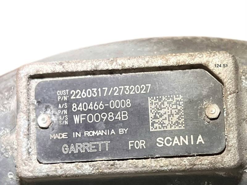 Scania Garrett - Turbina: foto 3 Scania Garrett - Turbina: foto 3