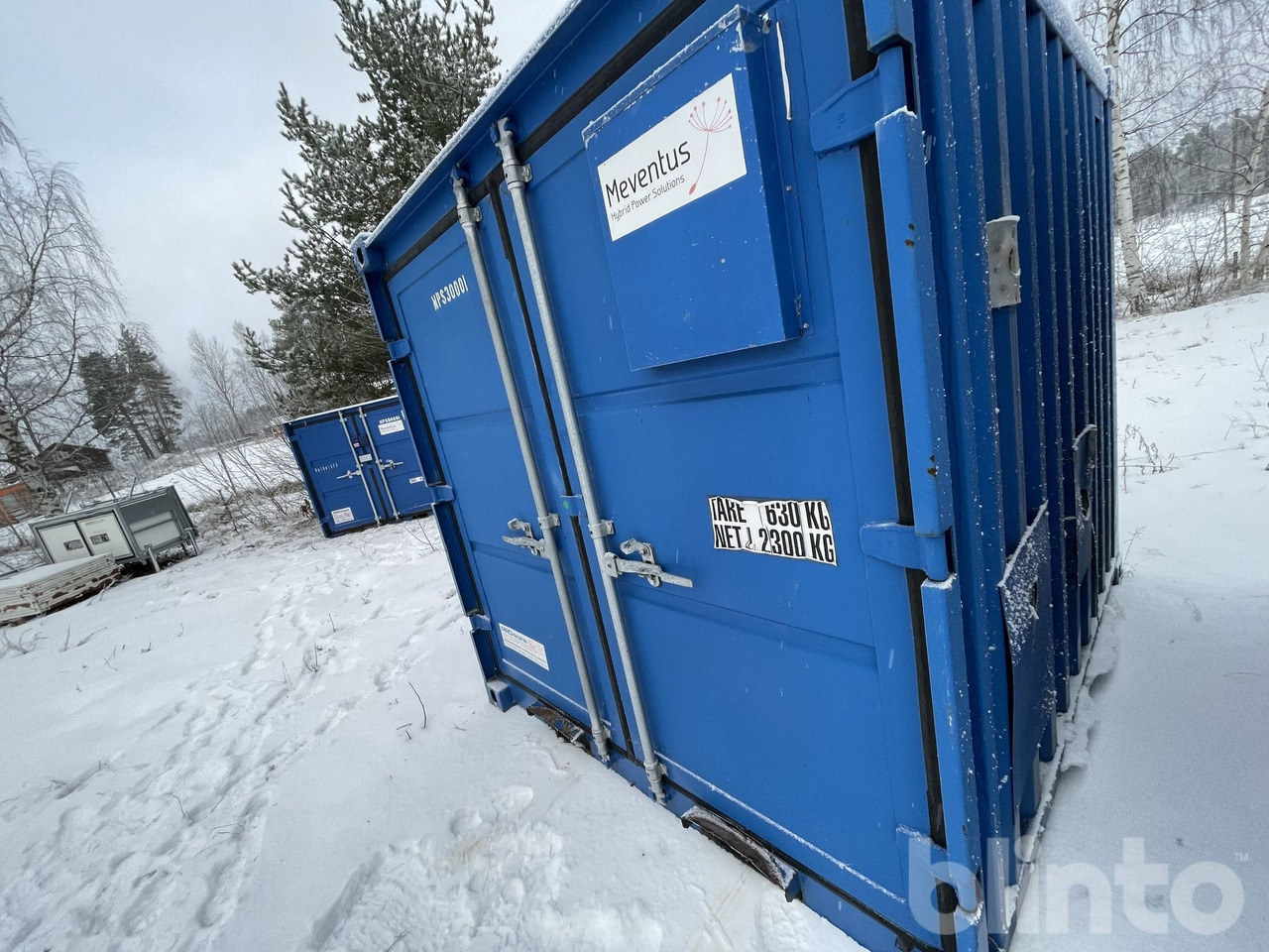 10 fot med dörr som har låskista - Jūrinis konteineris: foto 2 10 fot med dörr som har låskista - Jūrinis konteineris: foto 2