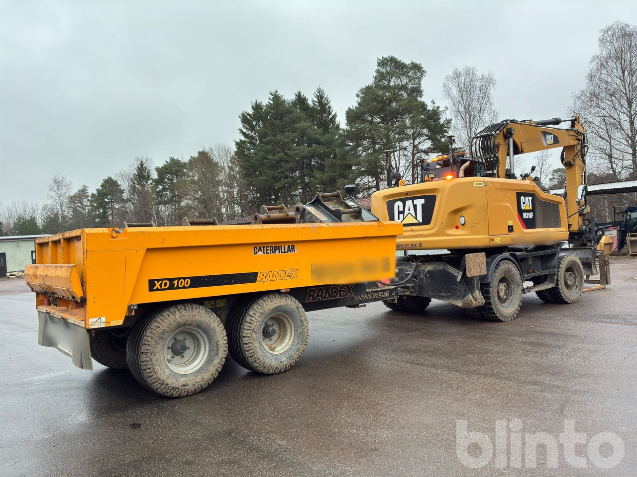 CAT M316F - Ratinis ekskavatorius: foto 5 CAT M316F - Ratinis ekskavatorius: foto 5