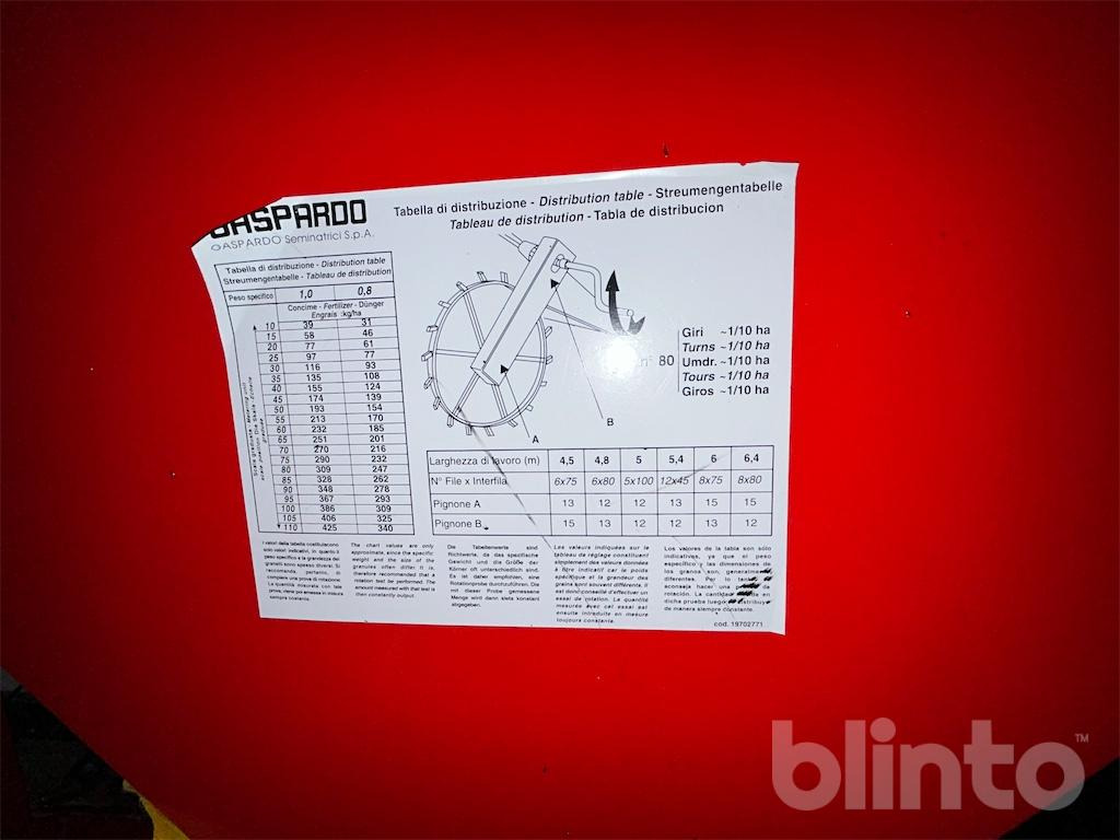 Trąšų barstytuvas Gaspardo: foto 32 Trąšų barstytuvas Gaspardo: foto 32