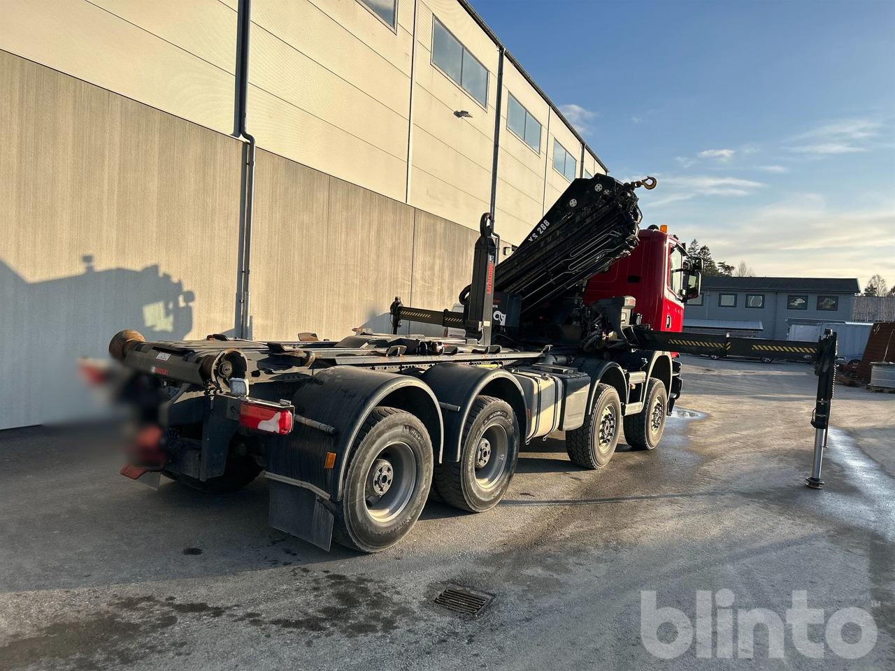 SCANIA G450 CB 8X8 EHZ med HIAB 288 E-6 Kran - Hook-lift sunkvežimis, Sunkvežimis su kranu: foto 4 SCANIA G450 CB 8X8 EHZ med HIAB 288 E-6 Kran - Hook-lift sunkvežimis, Sunkvežimis su kranu: foto 4
