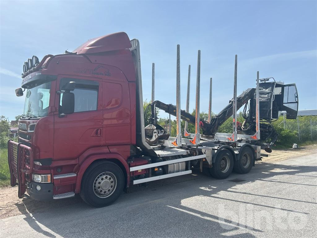 SCANIA R580 - Jonsered 1080 79R - Miškovežis, Sunkvežimis su kranu: foto 1 SCANIA R580 - Jonsered 1080 79R - Miškovežis, Sunkvežimis su kranu: foto 1