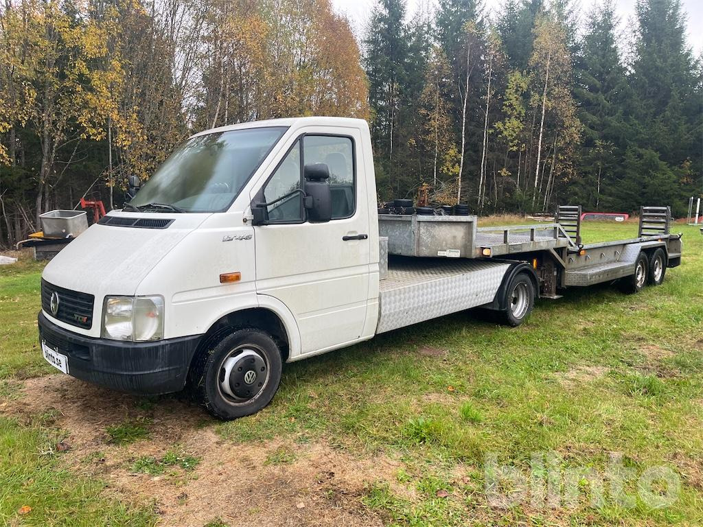 VW Transporter LT46 TDI - BE vilkikas, Autovežis puspriekabė: foto 1 VW Transporter LT46 TDI - BE vilkikas, Autovežis puspriekabė: foto 1