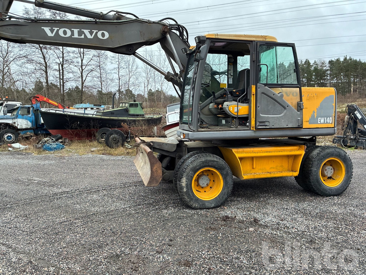 Volvo EW 140 - Ratinis ekskavatorius: foto 1 Volvo EW 140 - Ratinis ekskavatorius: foto 1