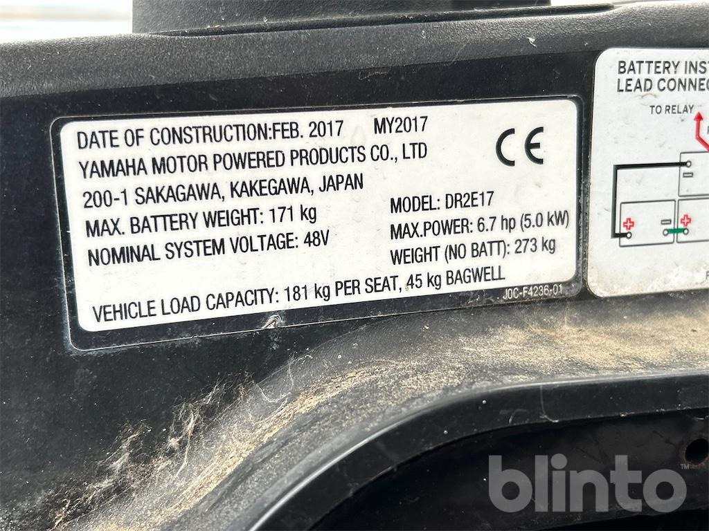 Yamaha Drive 2 E17 (2017) - Golfo vežimėlias: foto 5 Yamaha Drive 2 E17 (2017) - Golfo vežimėlias: foto 5