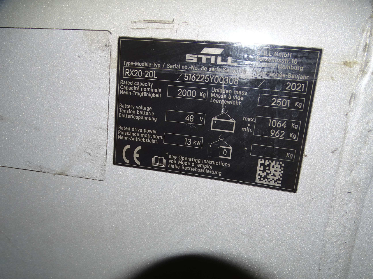 Still RX20-20L - Elektrinis krautuvas: foto 5 Still RX20-20L - Elektrinis krautuvas: foto 5