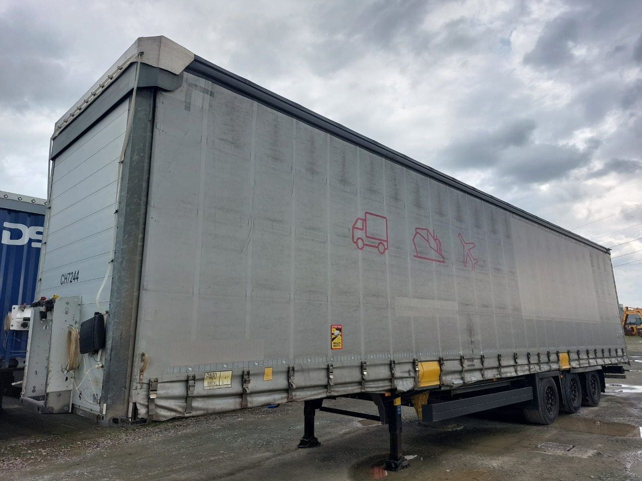 Nauja Tentinė puspriekabė Schmitz Cargobull SCB*S3B: foto 1