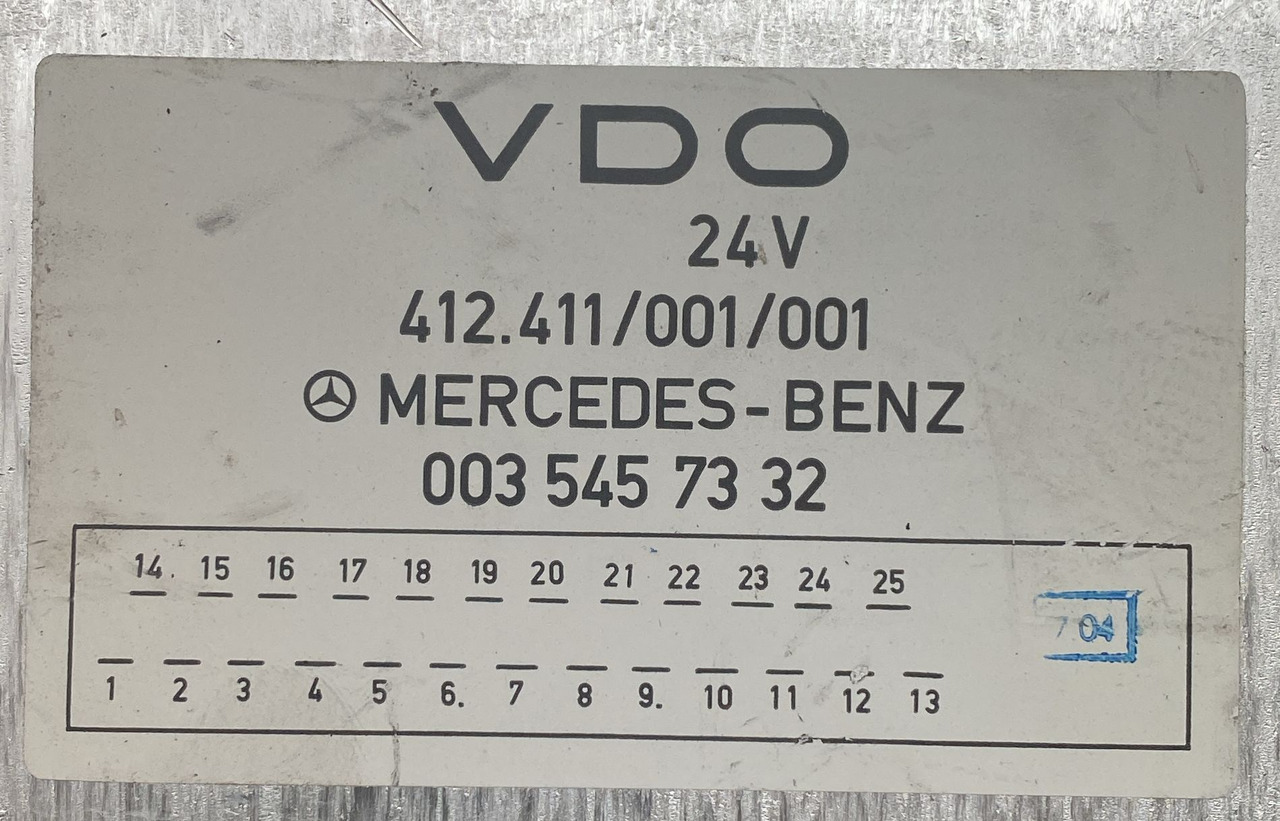 VDO MERCEDES ACTROS 0035457332 - Valdymo blokas: foto 4 VDO MERCEDES ACTROS 0035457332 - Valdymo blokas: foto 4