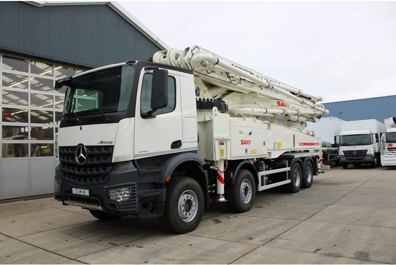 Mercedes-Benz Arocs 4140 8x4 Sany SY49 Concrete Pump Build by Putzmeister - Betono siurblys: foto 1 Mercedes-Benz Arocs 4140 8x4 Sany SY49 Concrete Pump Build by Putzmeister - Betono siurblys: foto 1