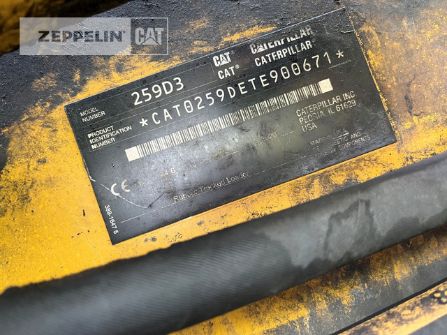 Mini krautuvas Cat 259D: foto 22