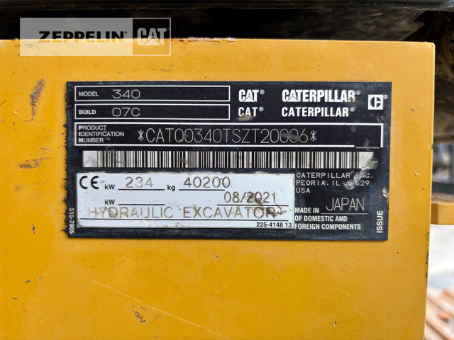 Cat 340-07A - Vikšrinis ekskavatorius: foto 2 Cat 340-07A - Vikšrinis ekskavatorius: foto 2