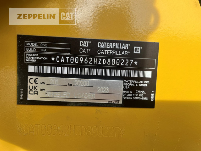 Cat 962-14A - Ratinis krautuvas: foto 2 Cat 962-14A - Ratinis krautuvas: foto 2