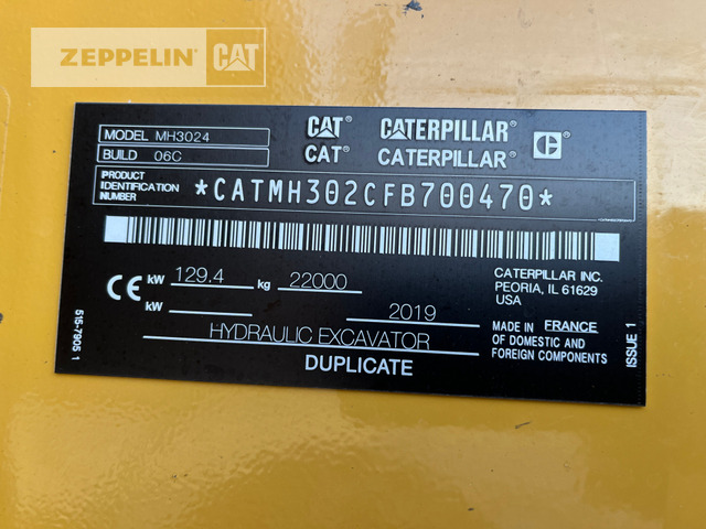 Cat MH3024-06C - Ekskavatorius su ilga strėle: foto 2 Cat MH3024-06C - Ekskavatorius su ilga strėle: foto 2